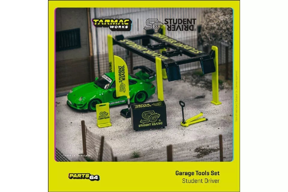 Tarmac Works 1:64 Garage Tools Set Student Driver