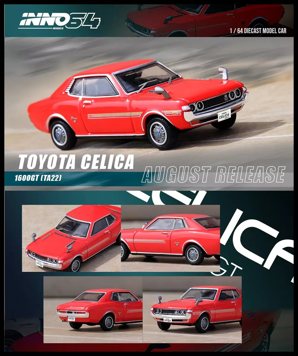 Toyota Celica 1600GT (TA22) RHD (Rouge)