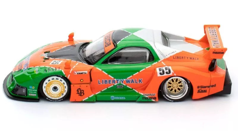 Mazda RX-7 FD3S LB-Super Silhouette (Vert et Orange)