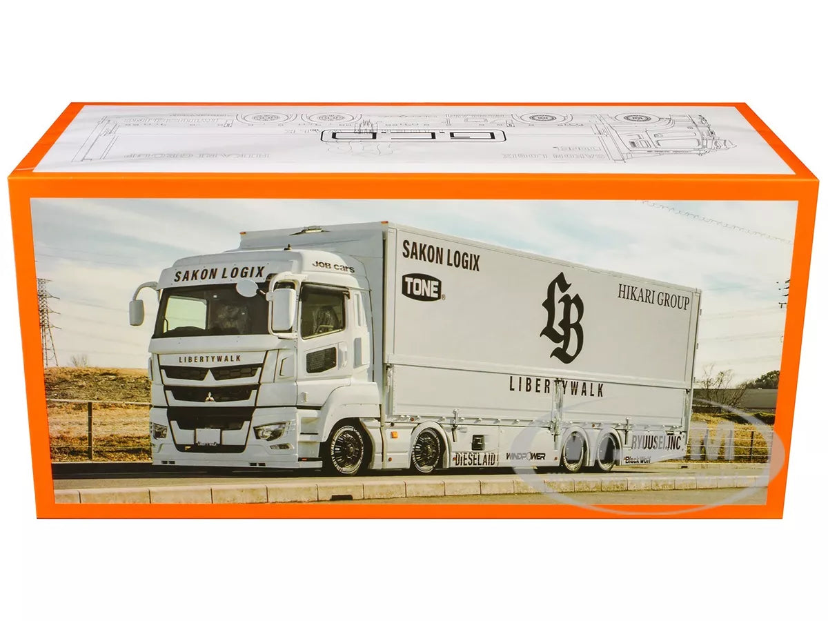 LBWK-Trucks Mitsubishi Fuso Super Great Transporter Sakon Logix