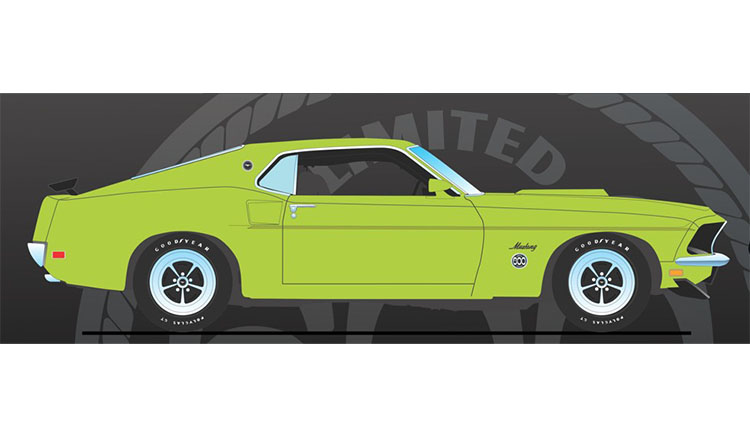 (PRE-ORDER 2026) 1969 Ford Mustang 600&