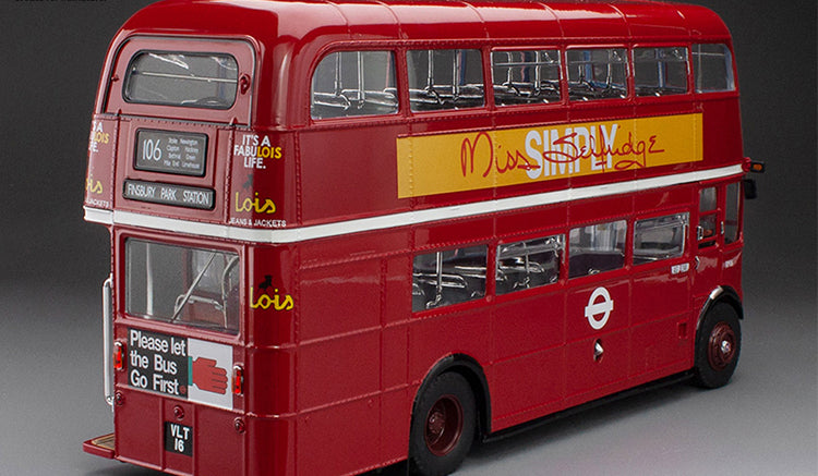 Sun Star 1/24-Routemaster Bus - RM16-VLT 16 - Red