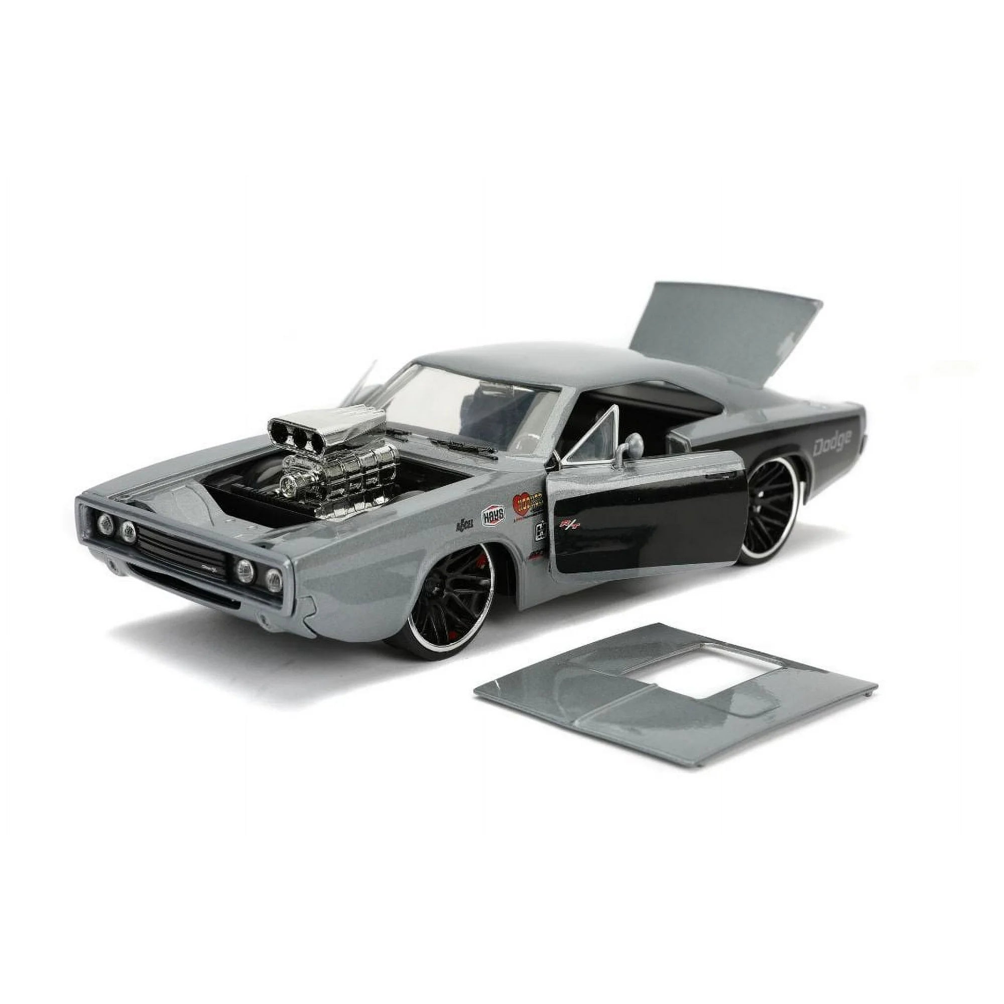 1970 Dodge Charger R/T with blower (Metallic Gray) - JD31668