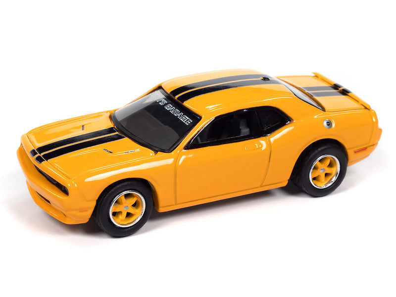 Pettys Garage - 2014 Dodge Challenger in Yellow/Orange with Black Stripes