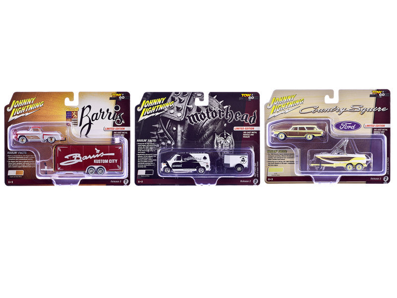 Johnny Lightning 1:64 Tow & Go 2026 Release 2 – Set of 3 – JLBT024-2