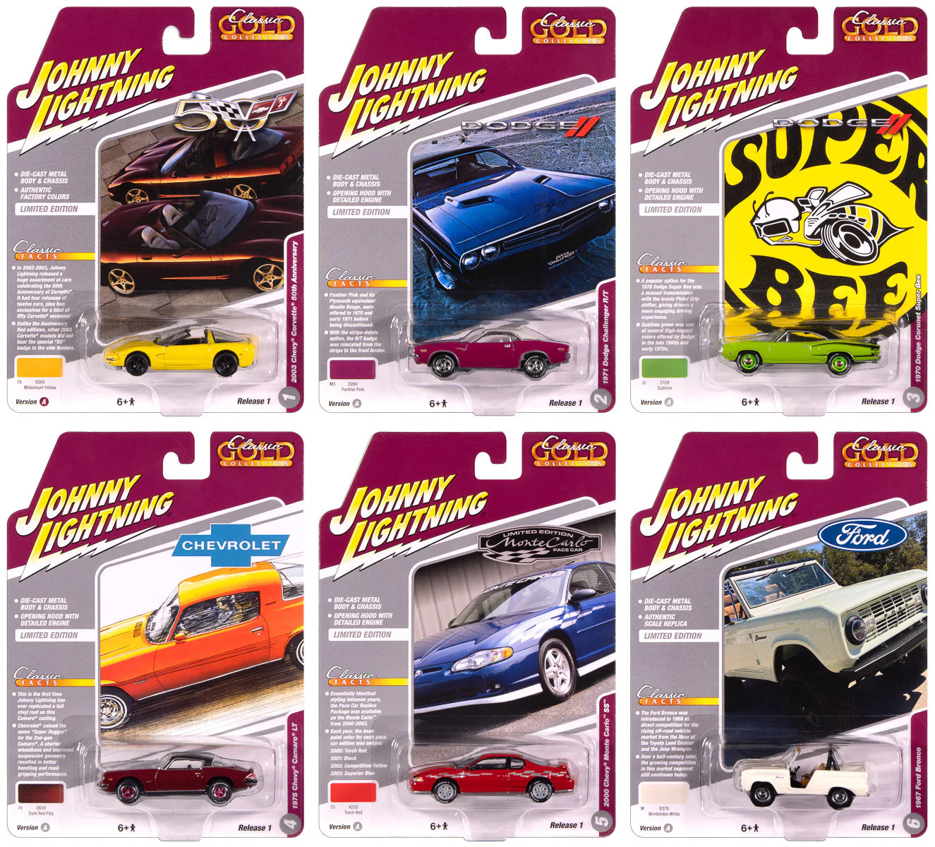 Ensemble-Set-Johnny Lightning Classic Gold 2025 Release 1 Set A (JLCG033A)