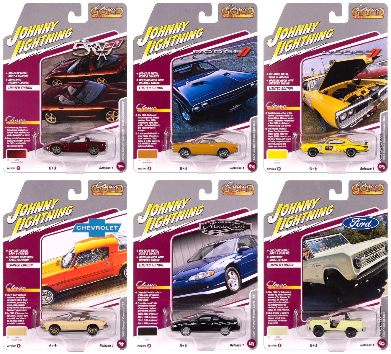 Ensemble-Set-Johnny Lightning Classic Gold 2025 Release 1 Set B (JLCG033B)