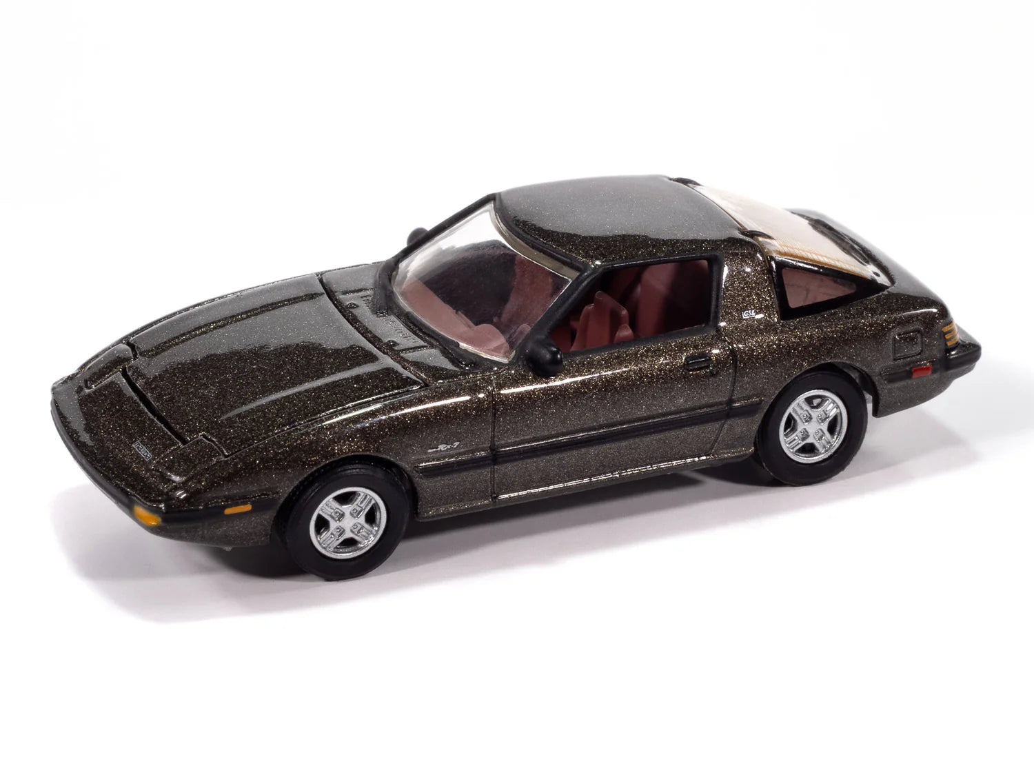 Johnny Lightning-1985 Mazda RX-7 (V9 Metallic Silver) JLCG037-2
