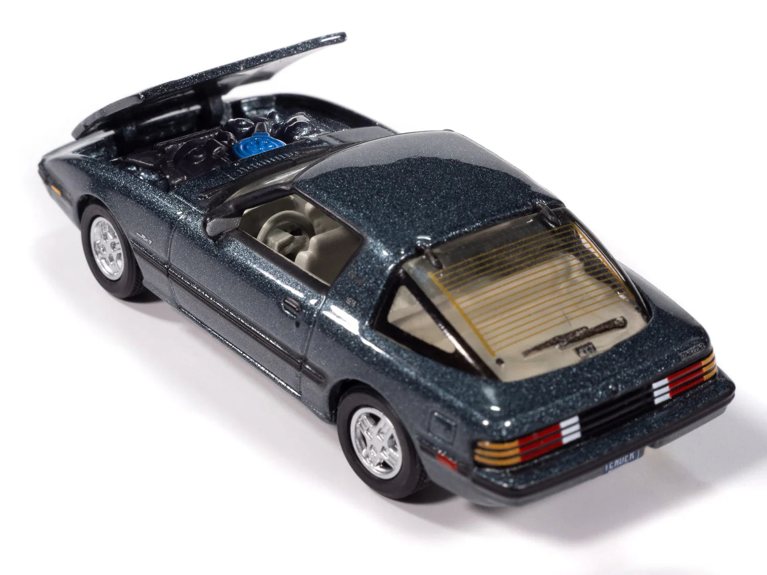 Johnny Lightning-1985 Mazda RX-7 (V3 Tender Blue) JLCG037-5