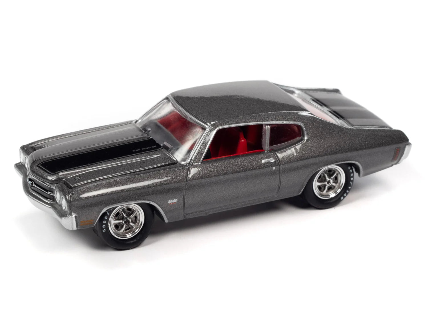 1970 Chevrolet Chevelle SS 454 (Shadow Gray w/Black Hood & Trunk Stripes)