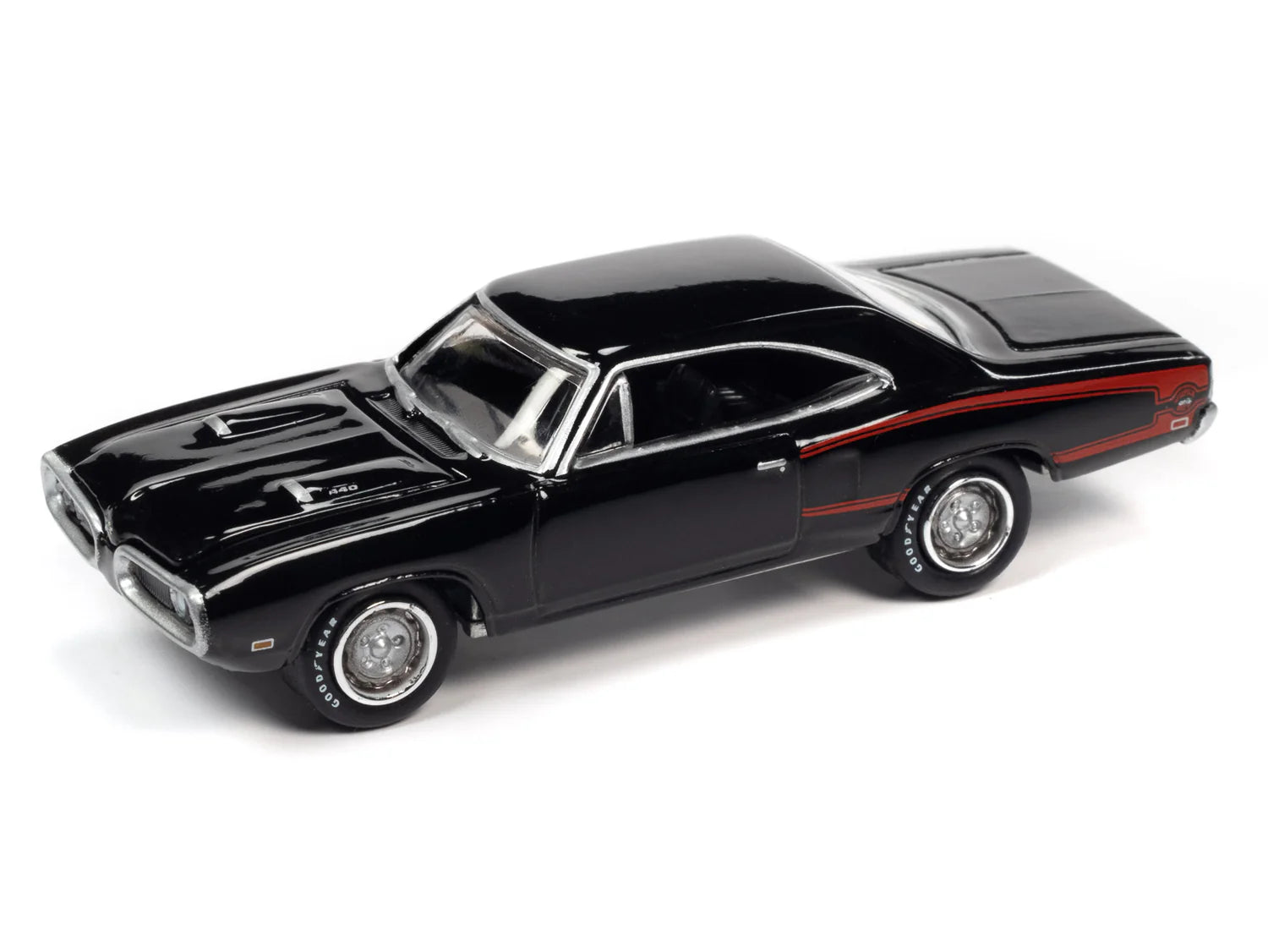 1970 Dodge Super Bee (Gloss Black w/Side Red C Stripe)