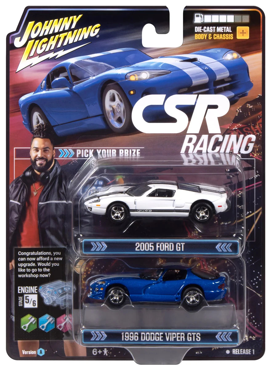 Johnny Lightning 1:64 Twin Pack 2026 Release 1 Version A – Set of 3 Blisters / 6 Cars – JLPK025-1A