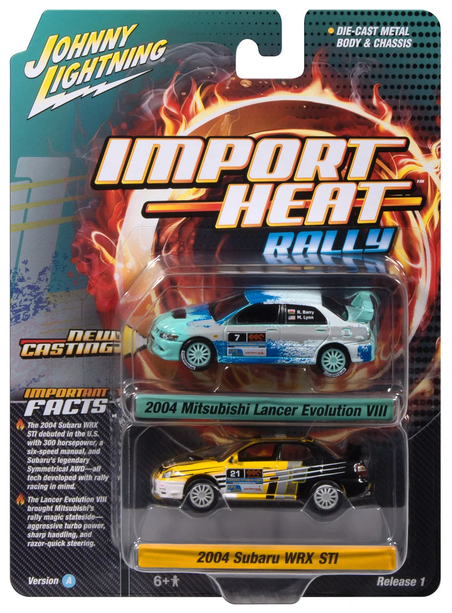 Johnny Lightning 1:64 Twin Pack 2026 Release 1 Version A – Set of 3 Blisters / 6 Cars – JLPK025-1A