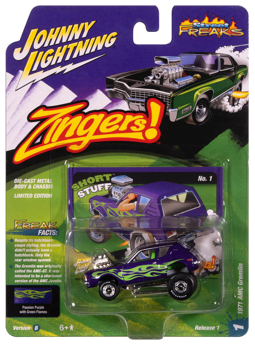 Johnny Lightning-1971 AMC Gremlin ( Metallic Passion Purple) JLSP402B