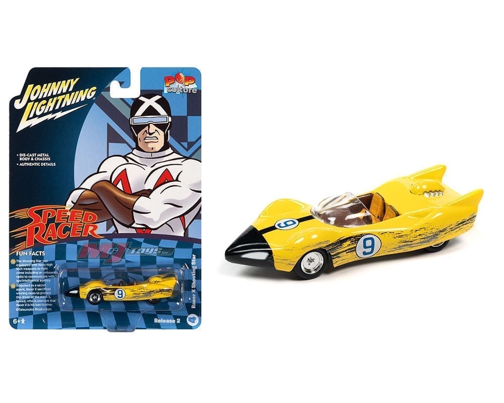 Johnny Lightning Pop Culture Release 2 Speed Racer Shooting Star Race Worn – JLPC007-JLSP260