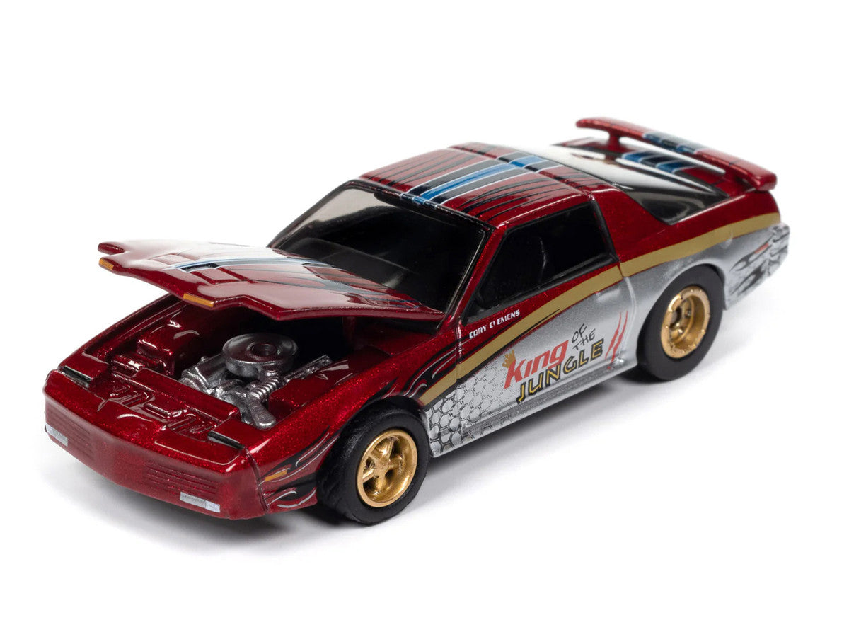 Johnny Lightning-1987 Pontiac Trans Am King of the Jungle (Metallic Red) JLSP385A