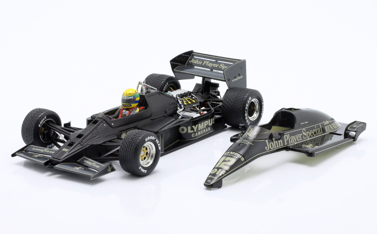 PREMIUM-X - LOTUS - F1 97T RENAULT TURBO N 12 WINNER PORTUGAL GP 1985 AYRTON SENNA