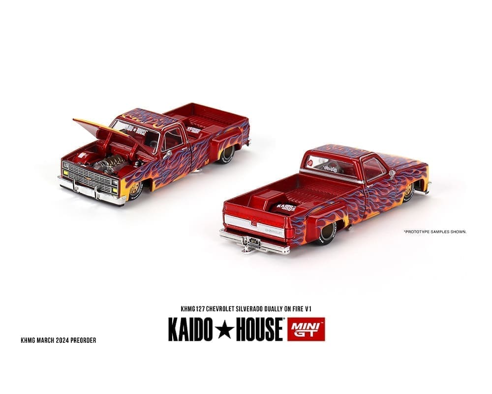 Kaido House-Chevrolet Silverado Dually on Fire V1 * last one open box