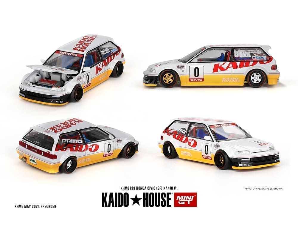 Kaido House-Honda Civic (EF) Kanjo V1 (Limite un par client-Limit one per client)