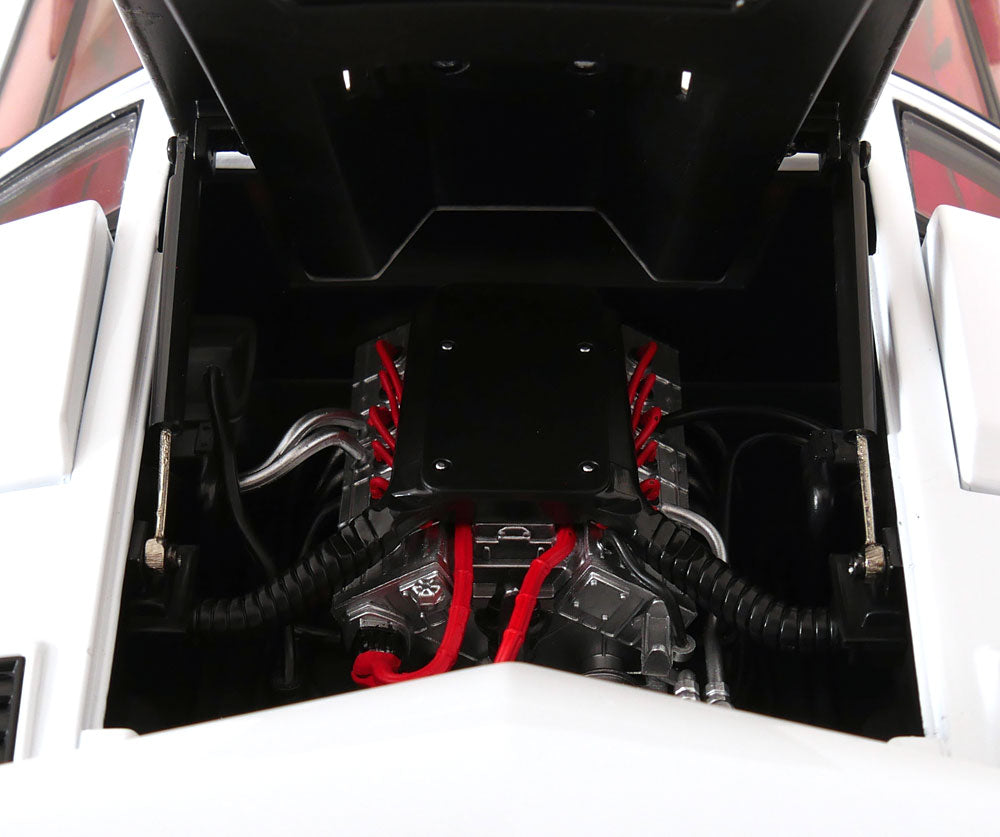 LAMBORGHINI - COUNTACH LP 5000S QV 1985-(BLANC) 1:12 SCALE