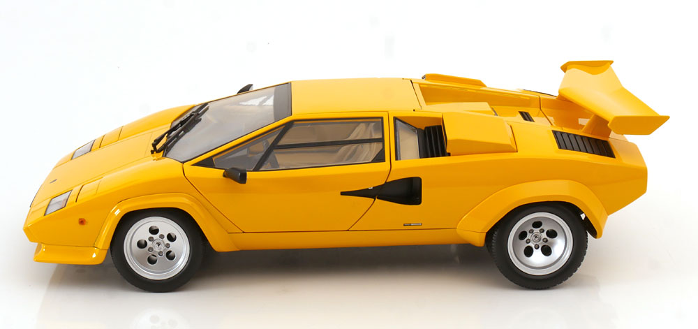 LAMBORGHINI - COUNTACH LP 5000S QV 1985-(YELLOW) 1:12 SCALE