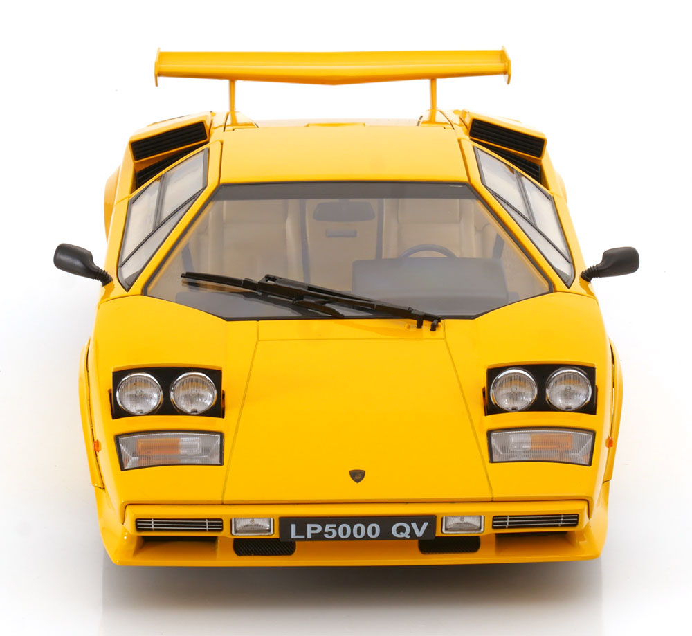 LAMBORGHINI - COUNTACH LP 5000S QV 1985-(YELLOW) 1:12 SCALE