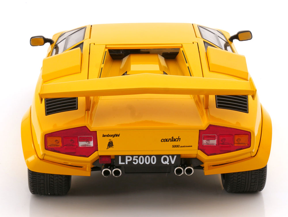 LAMBORGHINI - COUNTACH LP 5000S QV 1985-(YELLOW) 1:12 SCALE