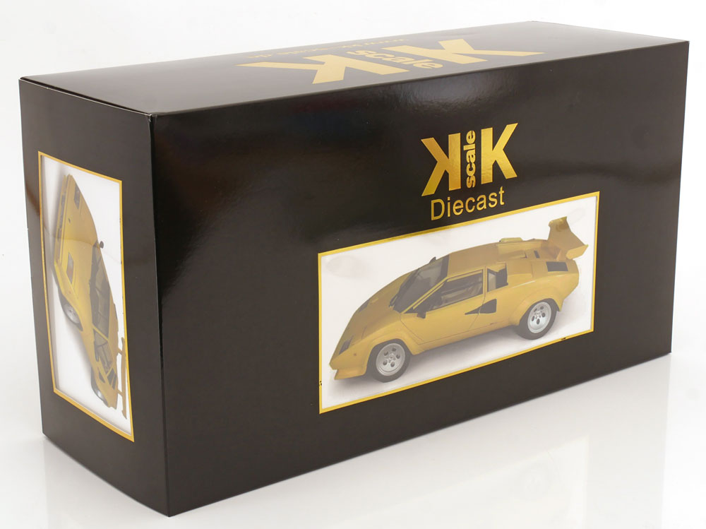 LAMBORGHINI - COUNTACH LP 5000S QV 1985-(YELLOW) 1:12 SCALE