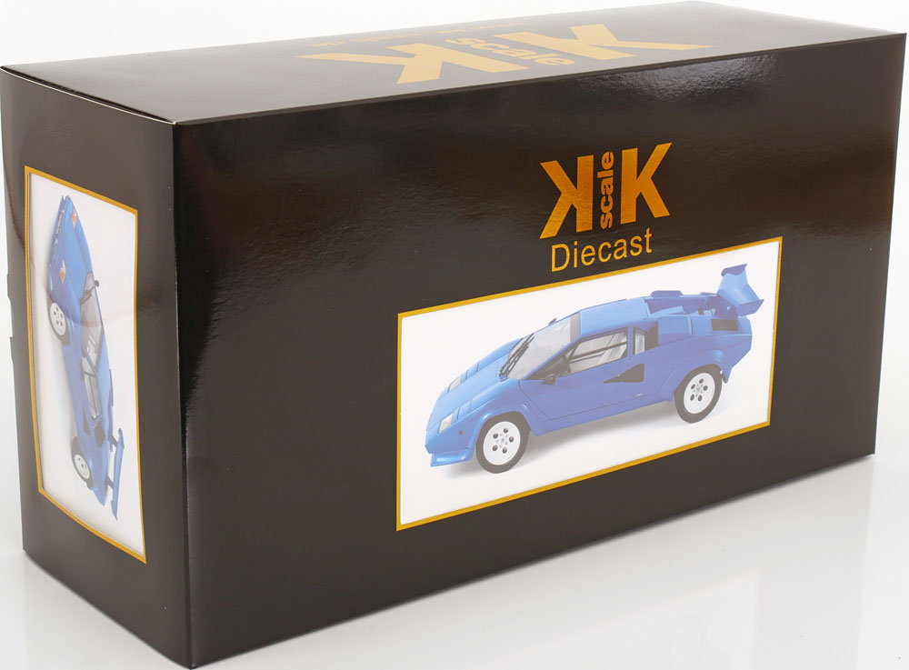 KK SCALE 1/12- 1985 Lamborghini Countach LP5000S QV-(Blue)