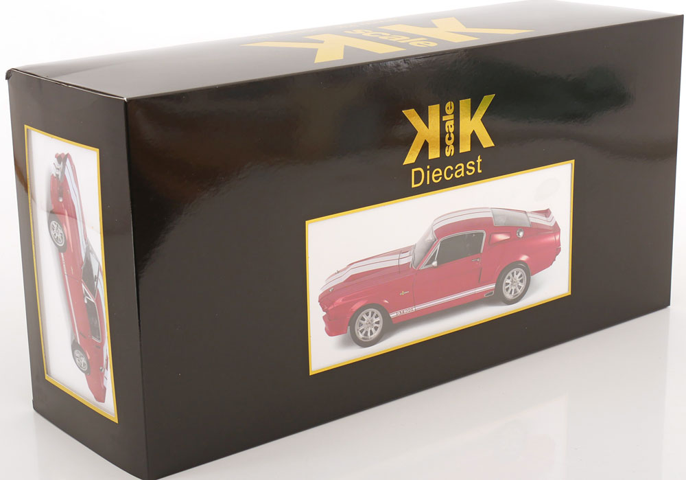 KK SCALE 1/12 - FORD USA - MUSTANG SHELBY GT500 1967 (Rouge-Red)