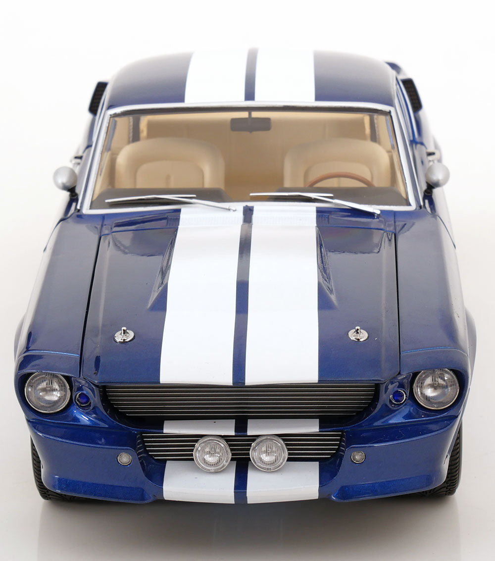 KK SCALE 1/12 - FORD USA - MUSTANG SHELBY GT500 ELEANOR COUPE 1967 (Blue-White)