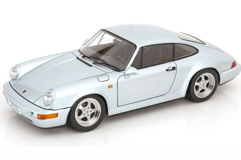 KK-Scale 1:12 Porsche 911 (964) RS Coupé 1992 – Jantes Speedline – Argent Polaire – KKDC120245S