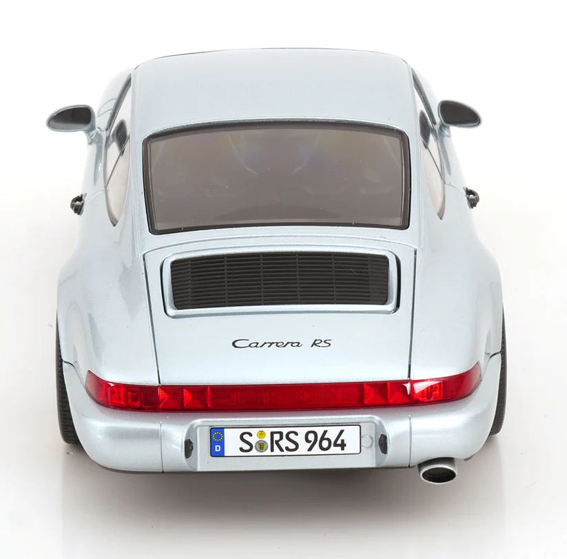KK-Scale 1:12 Porsche 911 (964) RS Coupé 1992 – Jantes Speedline – Argent Polaire – KKDC120245S