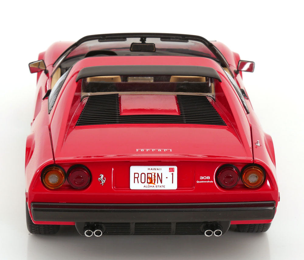 KK SCALE 1/12-Ferrari-308 GTS QV ( 1982 Magnun P.I.) & Thomas Figure