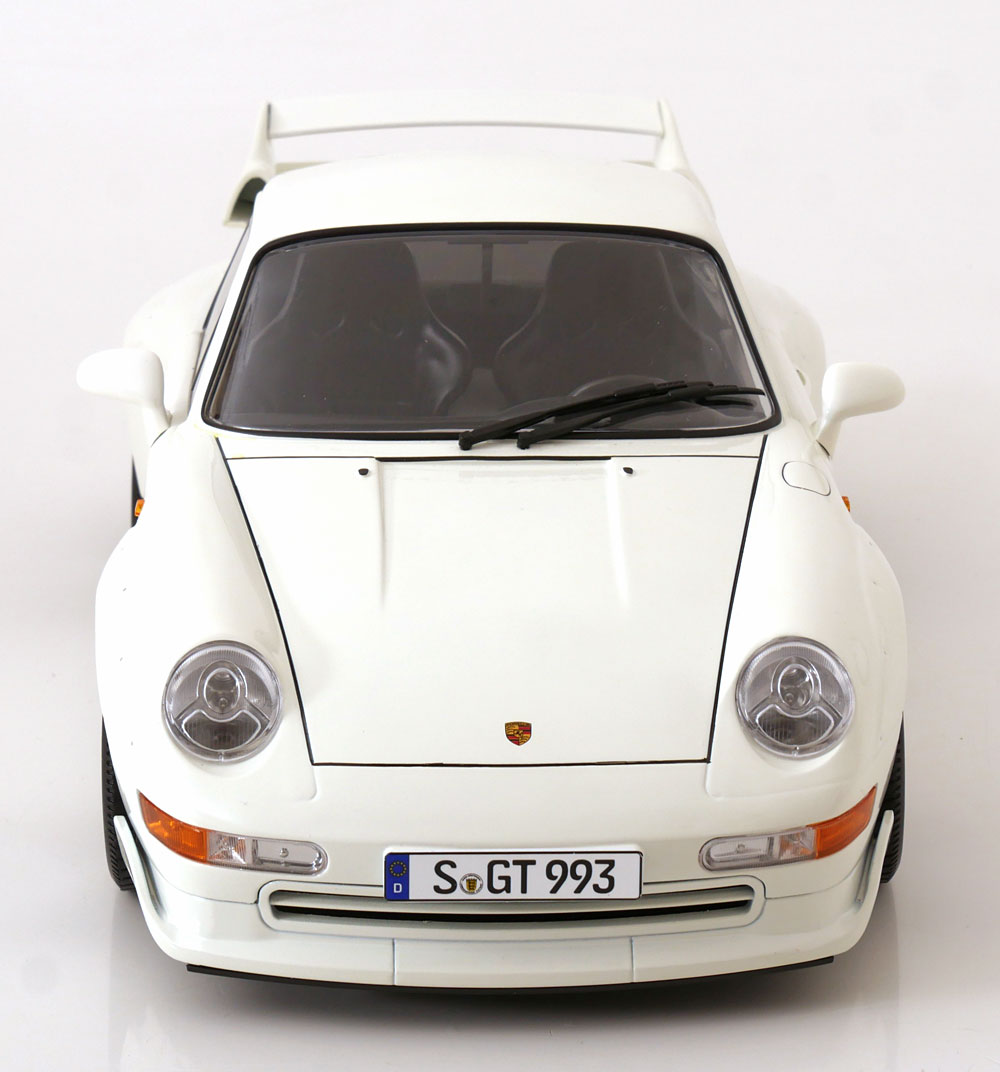 KK-Scale 1:12-Porsche 911 (993) GT2 Coupé 1996 avec jantes Speedline – Blanc–KKDC120284S