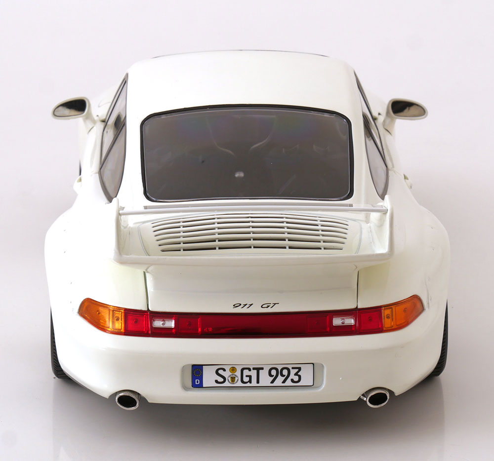 KK-Scale 1:12-Porsche 911 (993) GT2 Coupé 1996 avec jantes Speedline – Blanc–KKDC120284S