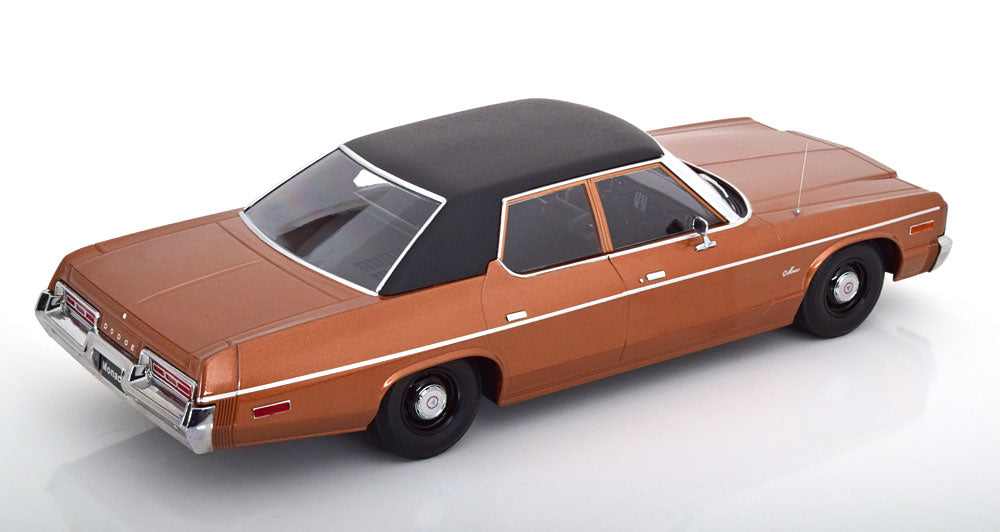 KK-SCALE-DODGE - 1974 MONACO (Brown Metallic-Black Roof)