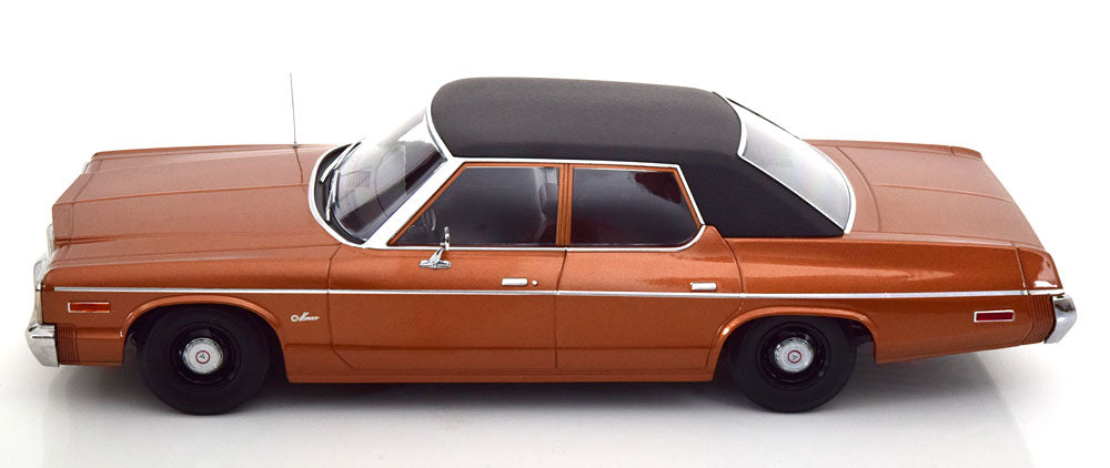 KK-SCALE-DODGE - 1974 MONACO (Brown Metallic-Black Roof)