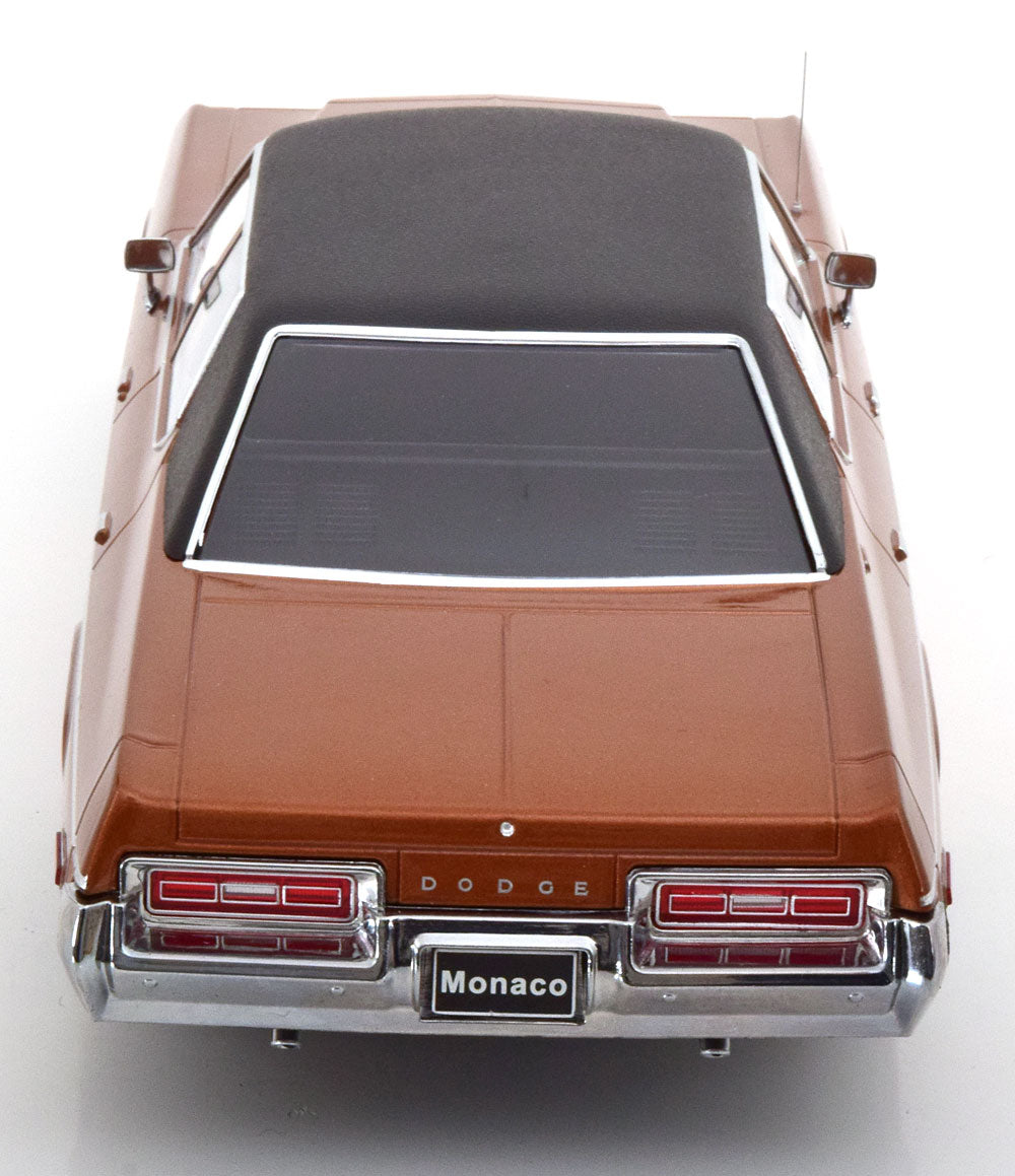 KK-SCALE-DODGE - 1974 MONACO (Brown Metallic-Black Roof)