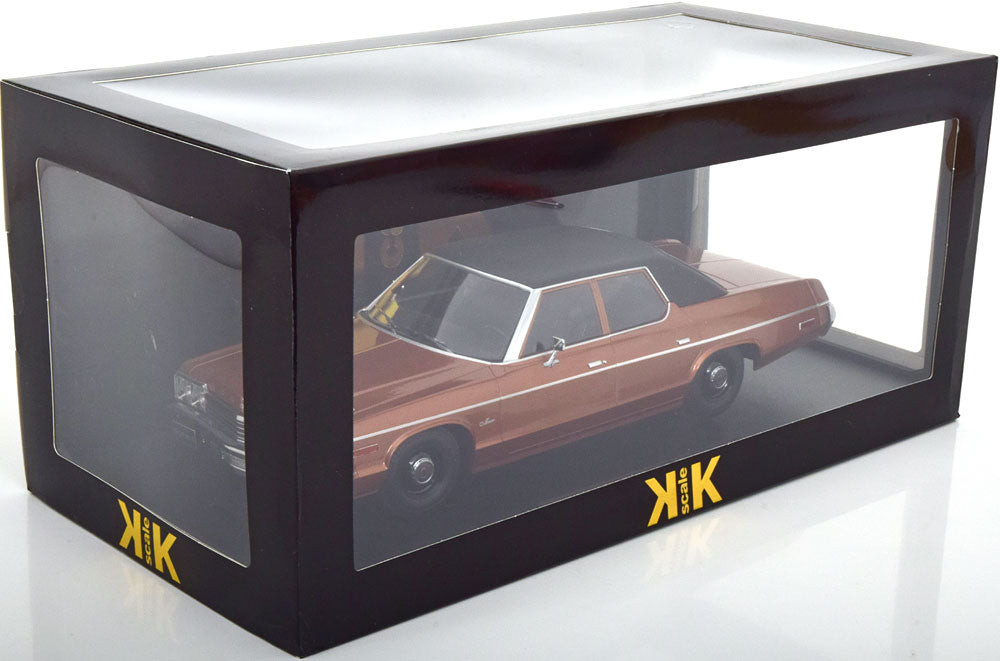 KK-SCALE-DODGE - 1974 MONACO (Brown Metallic-Black Roof)