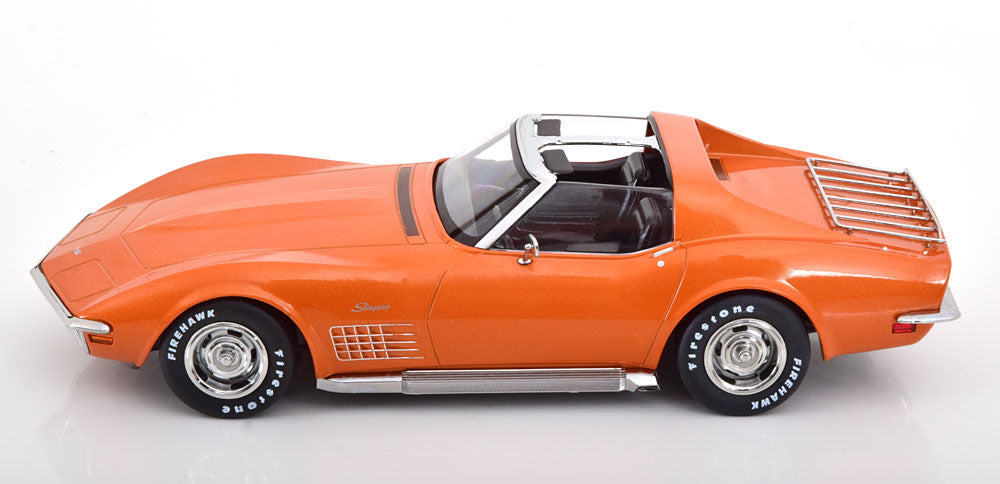 1972 Chevrolet Corvette C3, Orange, pièces de toit amovibles