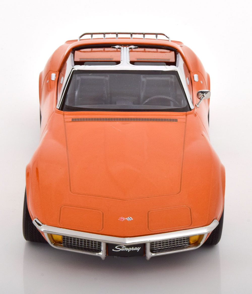 1972 Chevrolet Corvette C3, Orange, pièces de toit amovibles