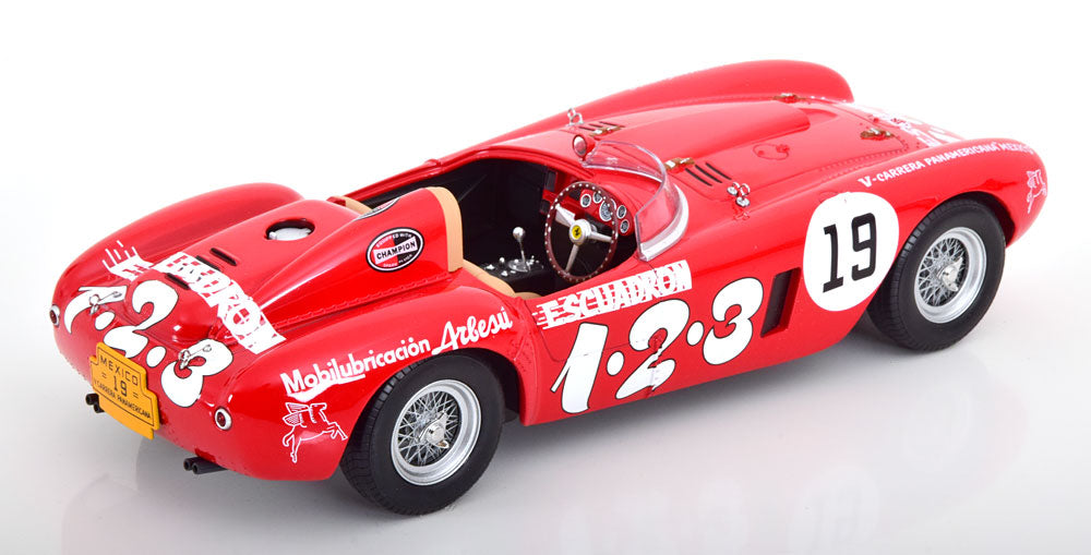 FERRARI - 375 PLUS 5.0L V12 SPIDER ESCUADRON 1.2.3 N 19 WINNER V CARRERA PANAMERICANA 1954 UMBERTO MAGLIOLI