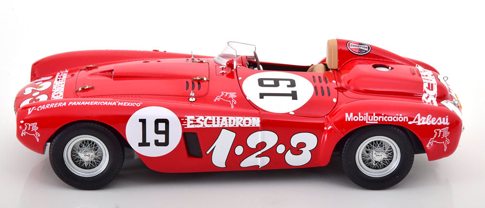 FERRARI - 375 PLUS 5.0L V12 SPIDER ESCUADRON 1.2.3 N 19 WINNER V CARRERA PANAMERICANA 1954 UMBERTO MAGLIOLI