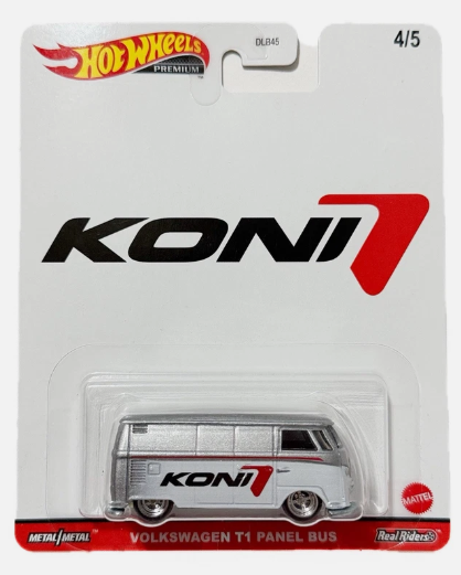 Hot Wheels 2021 Pop Culture Dash K "Speed Shop Garage", KONI THEME-VOLKSWAGEN T1 PANEL BUS- 4/5 (GRL28)