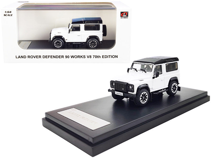 Land Rover Defender 90 Works V8 70th edition-(White)