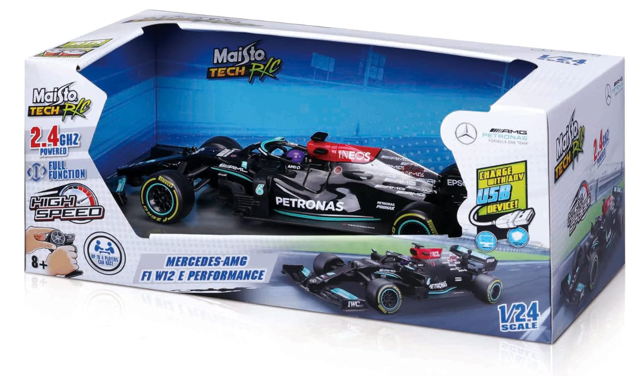 1:24-MAISTO TECH RC- 44 Lewis Hamilton- F1 MERCEDES W12 E PERFORMANCE 2021