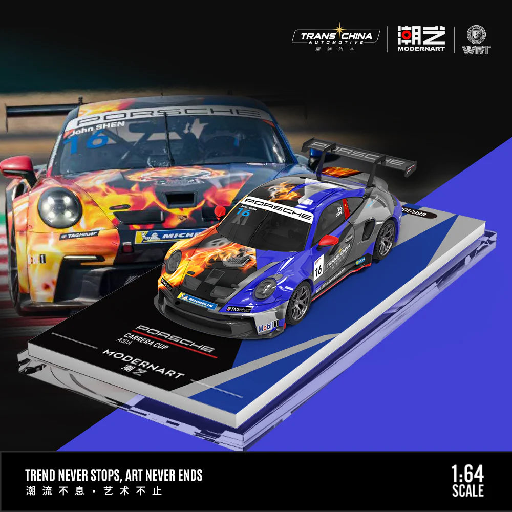 ModernArt 1/64 - 2025 Porsche 911 GT3 Carrera Cup Masters