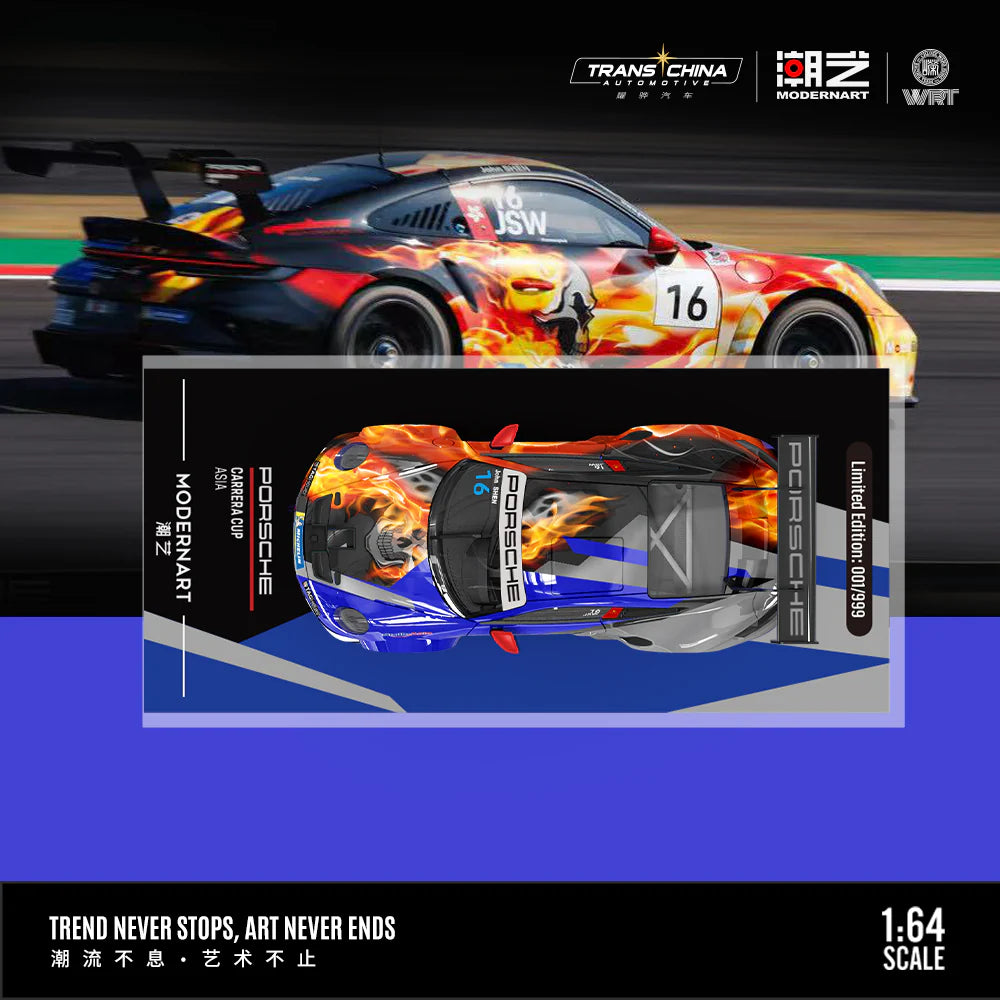 ModernArt 1/64 - 2025 Porsche 911 GT3 Carrera Cup Masters