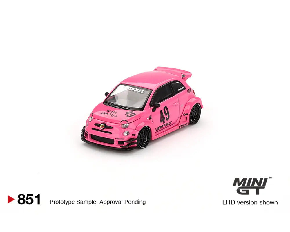 MINI GT-ABARTH 595 LB-WORKS X ABAS WORKS – PINK-MGT00851